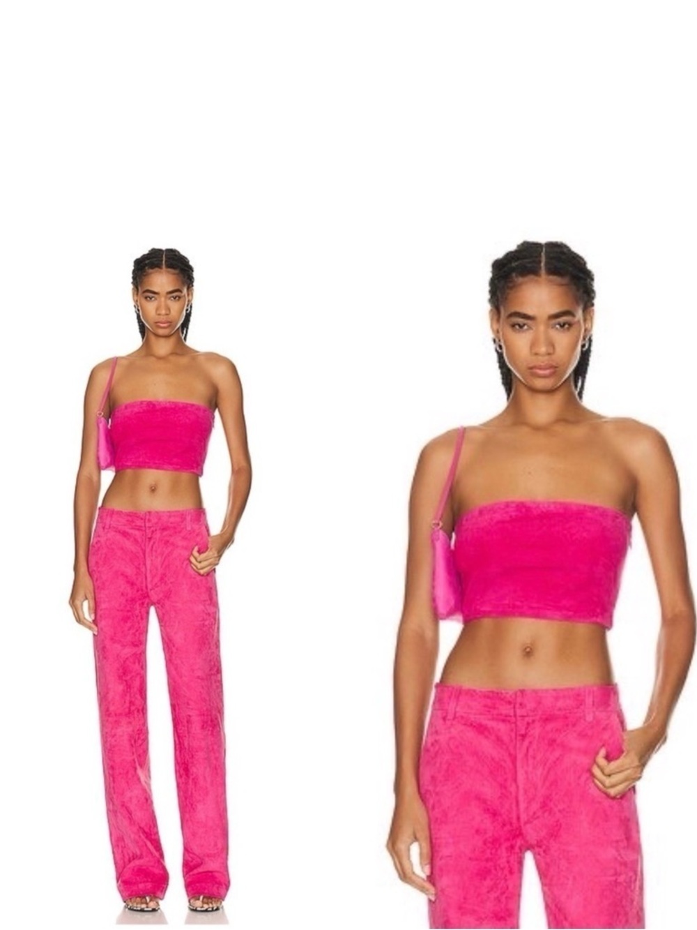 SPRWMN SUEDED TUBE TOP SIZE L NWT - Picture 3 of 7